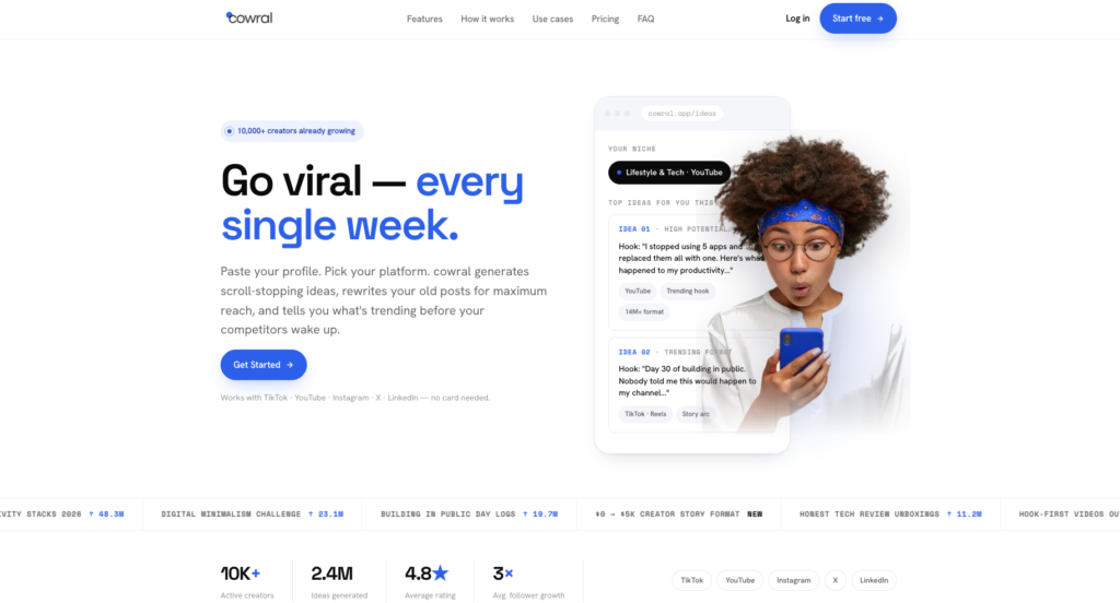 cowral social media assistant tool