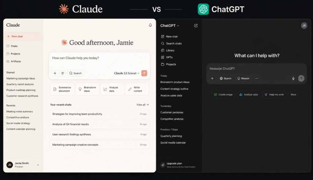 ChatGPT or Claude